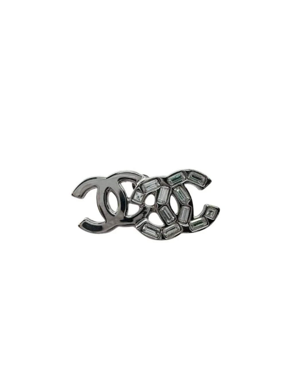 Chanel Metal Earrings Silver